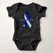 Hydrocephalus-Säuglings-Shirt Baby Strampler (Vorderseite)
