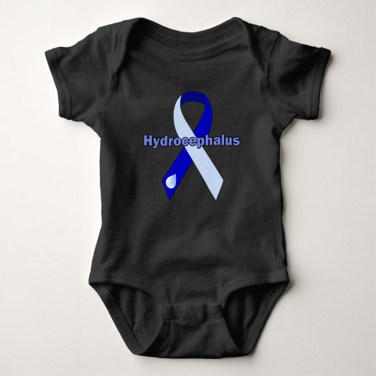 Hydrocephalus-Säuglings-Shirt Baby Strampler (Vorderseite)