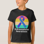 Hydrocephalus Survivor Ärztlicher Sensibilisierung T-Shirt (Vorderseite)
