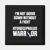 Hydrocephalus Survivor Down Awareness Warrier Magnet (Vorne)