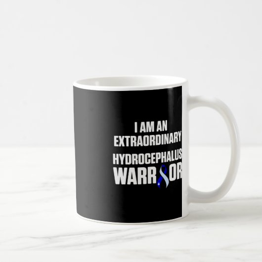 Hydrocephalus Survivor Extra Awareness Warrior Kaffeetasse (Rechts)