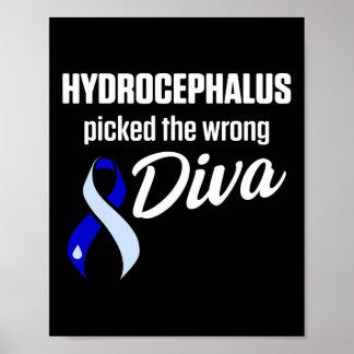 Hydrocephalus Survivor Falscher Sensibilisierungsd Poster