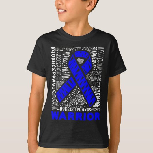 Hydrocephalus Survivor Hardworking Awareness Warri T-Shirt (Vorderseite)