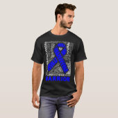Hydrocephalus Survivor Hardworking Awareness Warri T-Shirt (Vorne ganz)