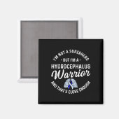 Hydrocephalus Survivor Hero Awareness Warrior Magnet (Vorderseite/Rückseite)