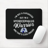 Hydrocephalus Survivor Hero Awareness Warrior Mousepad (Mit Mouse)