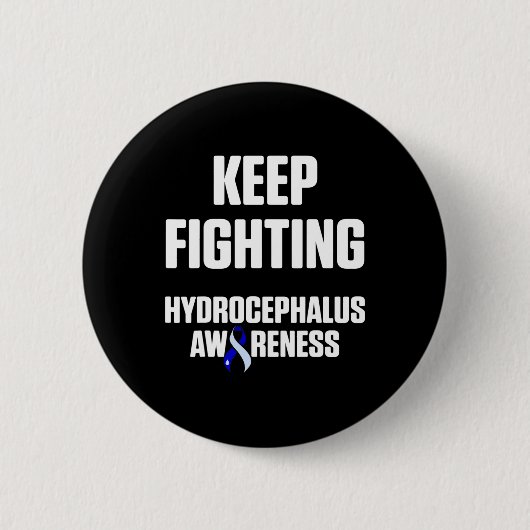Hydrocephalus Survivor Kämpfer für den Sensibilisi Button (Vorderseite)