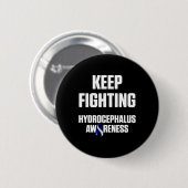 Hydrocephalus Survivor Kämpfer für den Sensibilisi Button (Vorne & Hinten)
