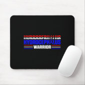 Hydrocephalus Survivor Kampffähigkeitskrieger 1 Mousepad (Mit Mouse)