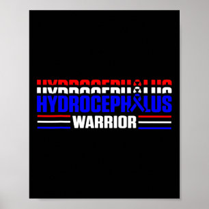 Hydrocephalus Survivor Kampffähigkeitskrieger 1 Poster