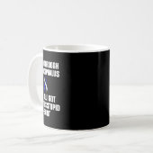 Hydrocephalus Survivor Leved Awareness Warrier Kaffeetasse (Vorderseite Links)