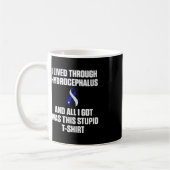 Hydrocephalus Survivor Leved Awareness Warrier Kaffeetasse (Links)