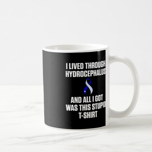 Hydrocephalus Survivor Leved Awareness Warrier Kaffeetasse (Rechts)