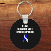 Hydrocephalus Survivor Liebe Sensibilisierungsdien Schlüsselanhänger (Vorderseite)