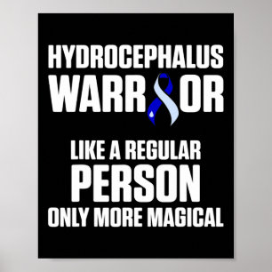 Hydrocephalus Survivor Magischer Sensibilisierungs Poster