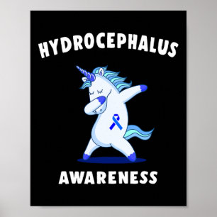 Hydrocephalus Survivor Nährwertbewusstsein Poster