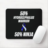Hydrocephalus Survivor Ninja Awareness Warrior Mousepad (Mit Mouse)