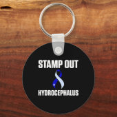 Hydrocephalus Survivor Out Awareness Warrier Schlüsselanhänger (Vorderseite)