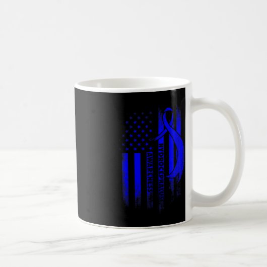 Hydrocephalus Survivor Overcome Awareness Warrier Kaffeetasse (Rechts)