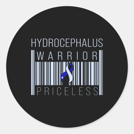 Hydrocephalus Survivor Preisbewusstsein Runder Aufkleber (Vorderseite)