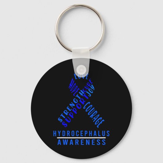 Hydrocephalus Survivor Schlüsselanhänger (Vorderseite)