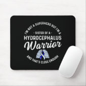 Hydrocephalus Survivor Schwester Herausgeber Bewus Mousepad (Mit Mouse)