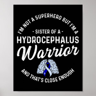 Hydrocephalus Survivor Schwester Herausgeber Bewus Poster