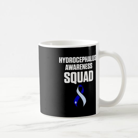 Hydrocephalus Survivor Squad Awareness Warrier Kaffeetasse (Rechts)