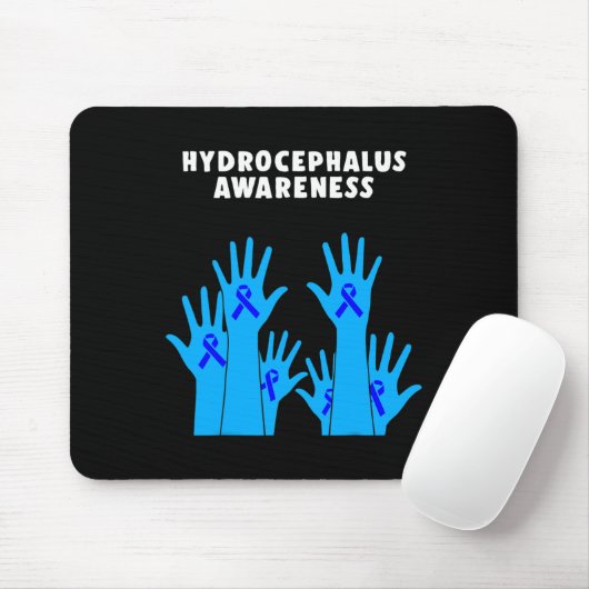 Hydrocephalus Survivor Therapeutisches Bewusstsein Mousepad (Mit Mouse)