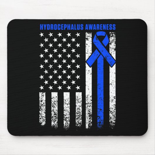 Hydrocephalus Survivor Therapie Sensibilisierungsd Mousepad (Vorne)