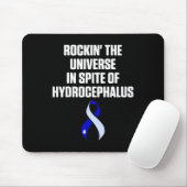 Hydrocephalus Survivor Universe Awareness Warrior Mousepad (Mit Mouse)