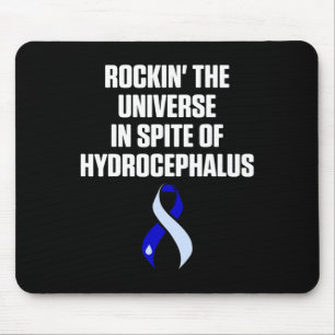 Hydrocephalus Survivor Universe Awareness Warrior Mousepad