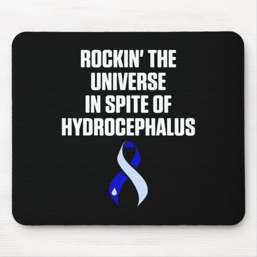 Hydrocephalus Survivor Universe Awareness Warrior Mousepad (Vorne)