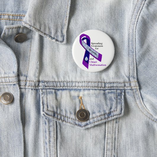 Hydrocephalus und Chiari Knopf Button (Beispiel)