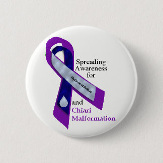 Hydrocephalus und Chiari Knopf Button
