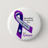 Hydrocephalus-und Epilepsie-Knopf Button (Vorderseite)