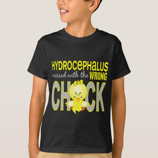 Hydrocephalus verwirrt mit falschem Küken T-Shirt (Vorderseite)