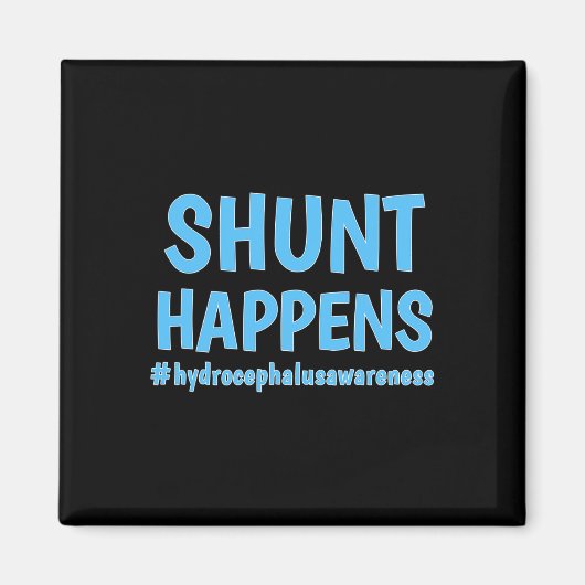 Hydrocephalus Walk Hydro Warrior No more B.S. Shun Magnet (Vorne)