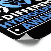 Hydrocephalus Warrior Brain Tumor Hydrocephalus Aw Poster (Ecke)
