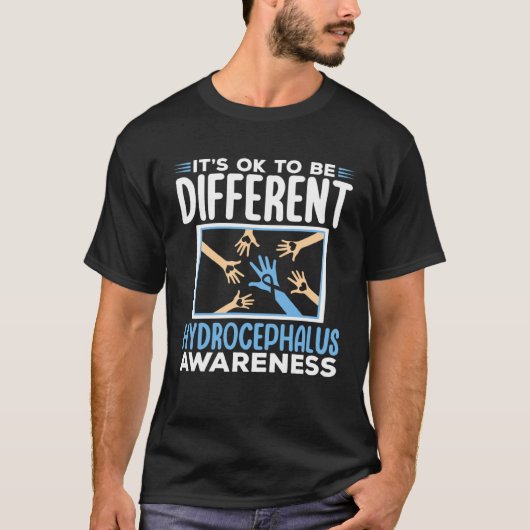 Hydrocephalus Warrior Brain Tumor Hydrocephalus Aw T-Shirt (Vorderseite)
