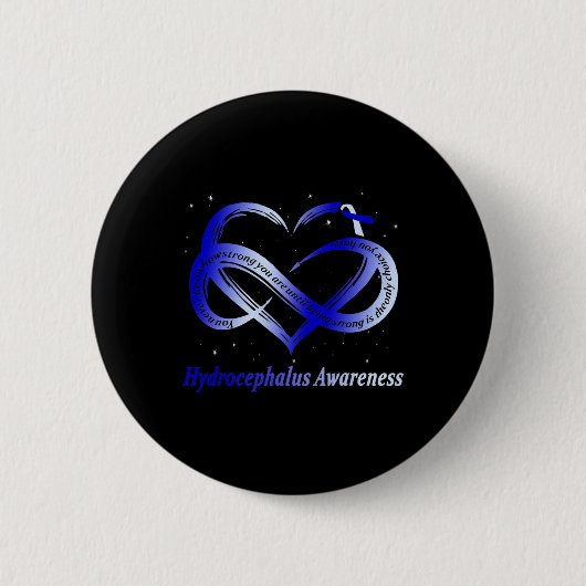 Hydrocephalus Warrior Hydrocephalus Survivor Aware Button (Vorderseite)