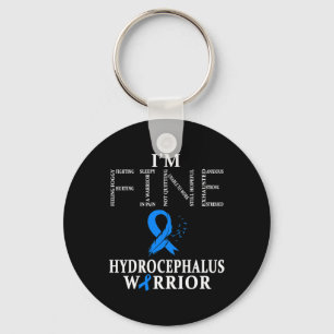 Hydrocephalus Warrior I'm Fine Feather Schlüsselanhänger