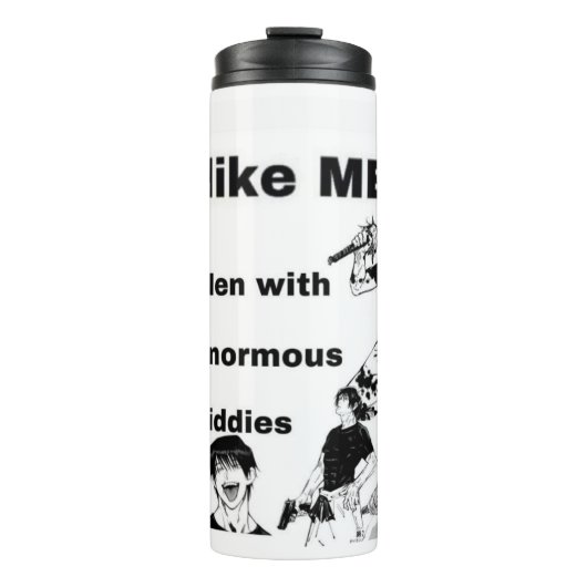 "HydroFlow: Stilvolle, dauerhafte und Öko-freundli Thermosbecher (Vorderseite)