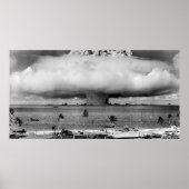 HYDROGEN BOMB BLAST - BIKINI ATOLL - 1946 POSTER (Vorne)