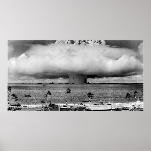 HYDROGEN BOMB BLAST - BIKINI ATOLL - 1946 POSTER (Vorne)