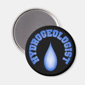 Hydrogeologe Magnet (Vorderseite/Rückseite)
