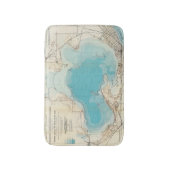 Hydrografischer Karte See Mendota Badematte (Vorderseite Vertikal)