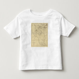 Hydrografisches Becken von Fluss Mississipi Kleinkind T-shirt