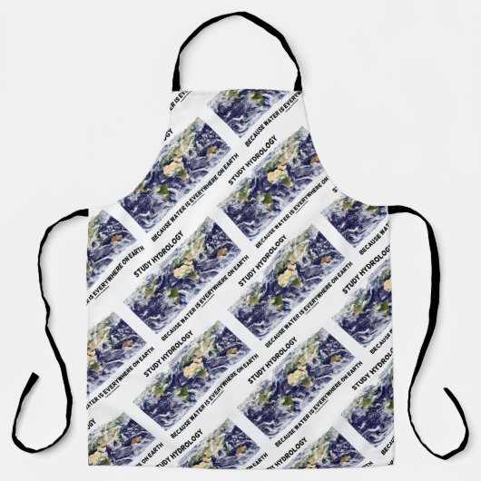 Hydrologie studieren, weil Wasser überall auf der Schürze (Vorderseite)