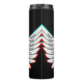 Hydrologie Wasserflasche aus Edelstahl - Bleibe Re Thermosbecher (Rückseite)